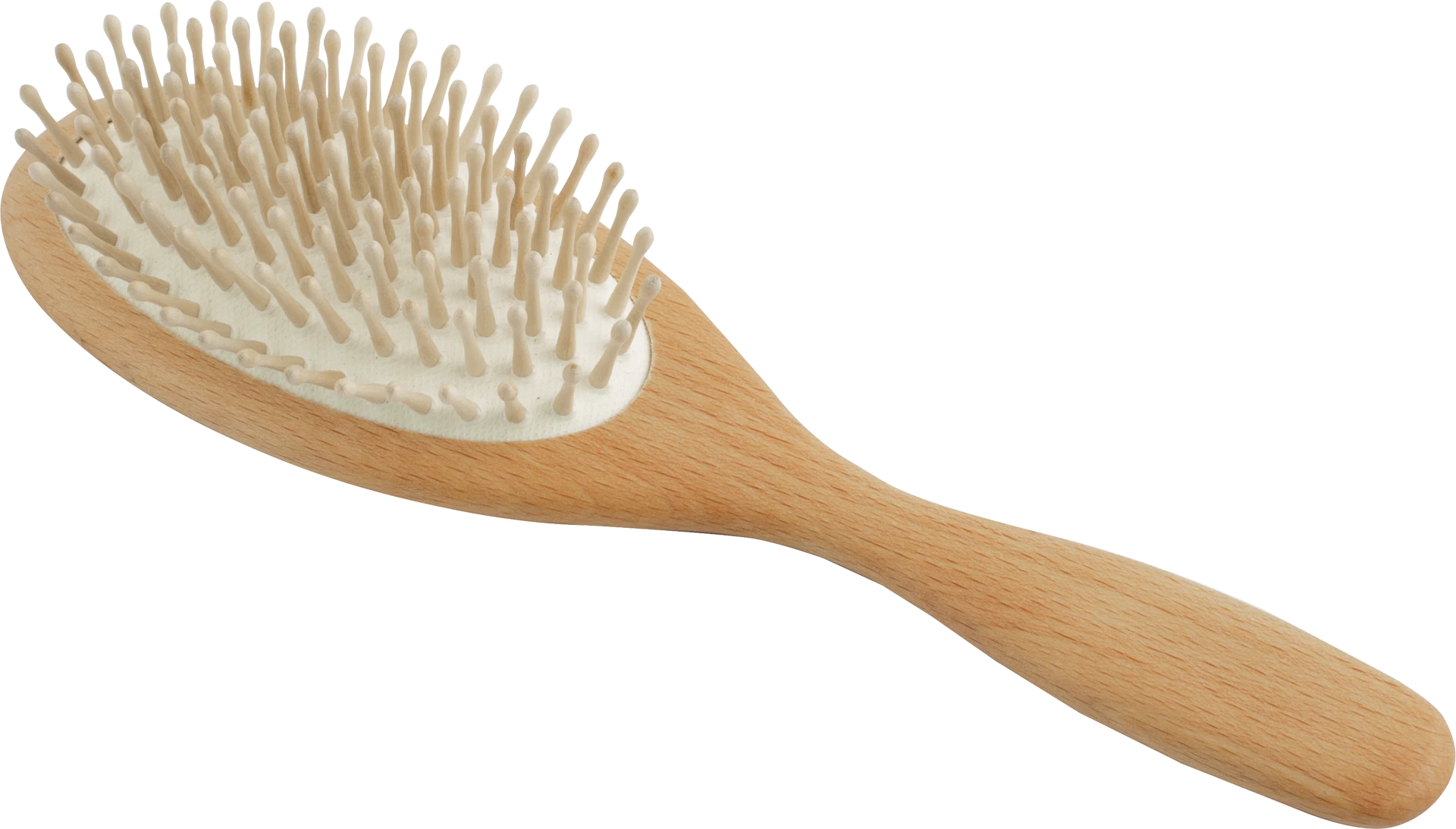 Brosse à cheveux en bois avec pictos boules