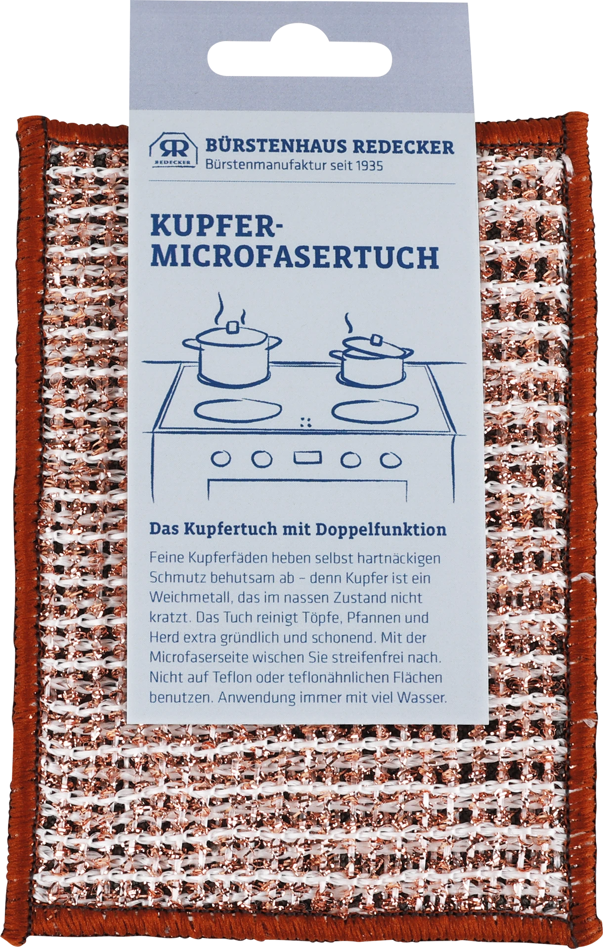 copper-microfibre cloth