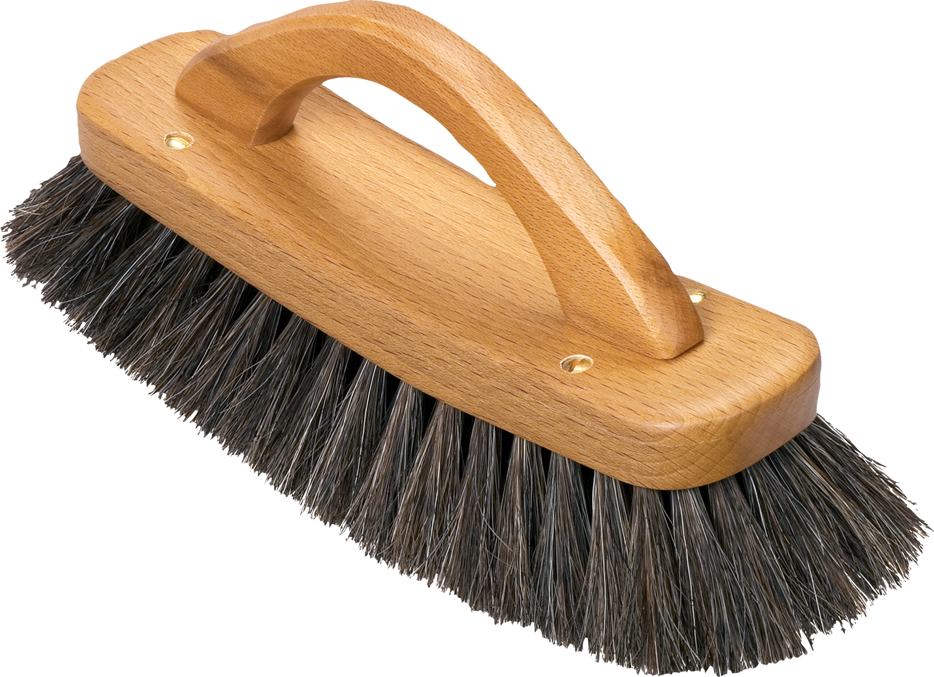 shoe shine brush with handle