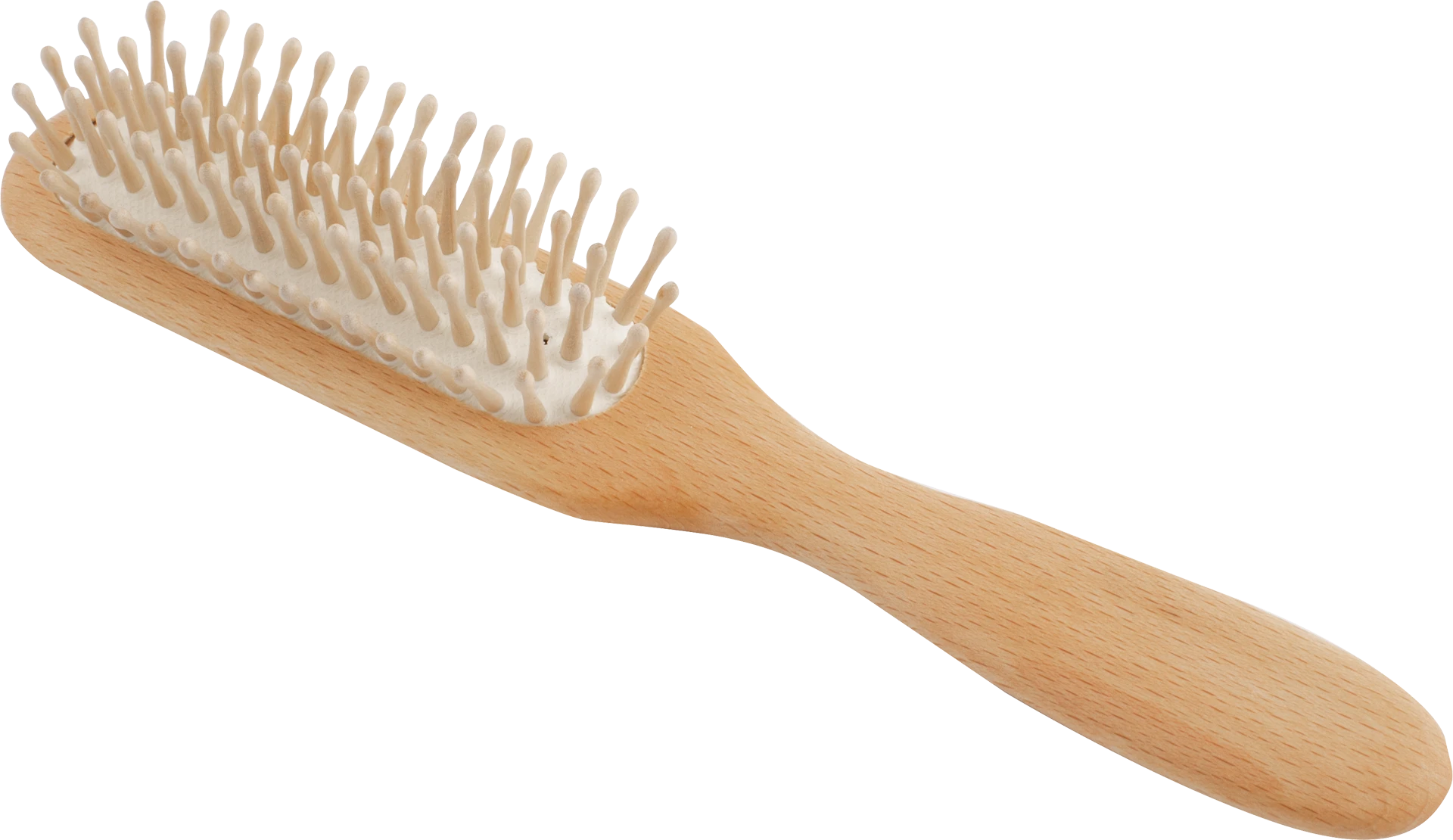 Brosse à cheveux en bois avec pictos boules