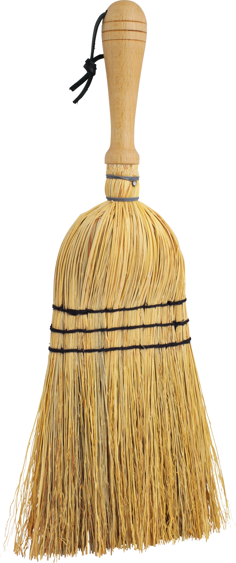 rice straw hand brush with wooden handle